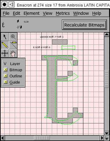 fontforge link reference