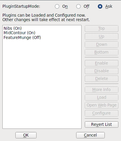 Configure Plugins... Dialog